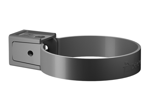 Хомут универсальный для водосточной трубы Docke Premium Графит купить в Таганроге