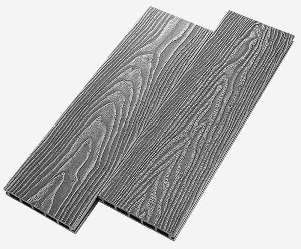 Террасная доска из ДПК RusDecking Unodeck Vintage - Серый купить в Таганроге