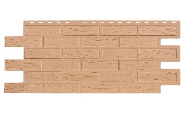 Фасадная панель T-Siding Кирпич Саман Эко Крем купить в Таганроге