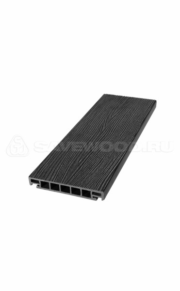 Террасная доска из ДПК SW Salix (S) (R) черный купить в Таганроге